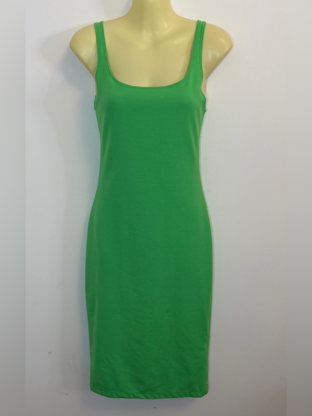 Zara Kelly Green Tank Bodycon Dress